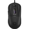 Lorgar MSA10, mouse da gioco avanzato, USB, 6 prog. 6 pulsanti, 12 000 dpi, retroilluminazione RGB, nero