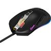 Qware Gaming Mouse Tampa - Mouse a filo con 8 pulsanti e cavo USB da 1,8 m