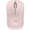 LOGITECH Mouse wireless, Logitech M240 Silent, Bluetooth, compatto, portatile, durata della batteria 18 mesi, rosa