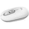 LOGITECH Mouse wireless Logitech Pop, Bluetooth, Easy-Switch, FLOW, compatibile con Windows, Mac, Chrome OS, Android, bianco crema