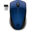HP Mouse wireless HP 220, luce blu, 1600 DPI, 2,4 GHz, 3 pulsanti, design compatto