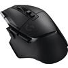 LOGITECH Mouse da gioco, Logitech G502 X Lightspeed, ottico-meccanico, sensore HERO 25K, compatibile con POWERPLAY, nero