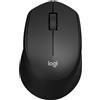 LOGITECH Mouse, senza fili, Logitech M330 Silent Plus, sensore ottico, 1000 DPI, durata della batteria 24 mesi, nero, per destrimani, silenzioso