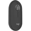 LOGITECH Mouse wireless, Logitech Pebble Mouse 2 M350s, Bluetooth, grafite, plastica riciclata, multi-dispositivo