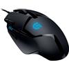 LOGITECH Mouse da gioco, Logitech G402 Hyperion Fury FPS, con cavo, 8 tasti programmabili, 4 impostazioni DPI, nero