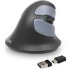 YENKEE Mouse ergonomico verticale wireless YENKEE YMS 5030, 6 tasti, 1600 DPI, ricevitore nano