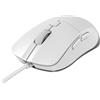 Cherry Mouse da gioco, CHERRY XTRFY M50 WIRELESS, senza fili Bluetooth 2,4 GHz, ergonomico, RGB, autonomia batteria 100 ore, bianco
