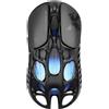 GravaStar Mercury X 49 g Mouse da gioco senza fili, sensore PAW 3950 da 32.000 DPI, frequenza di polling di 1000 Hz, nero