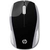 HP Mouse wireless HP 200, argento brillante, 2,4 GHz, 1000 DPI, 3 pulsanti, LED rosso, compatibile con computer portatili