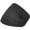 Tnb Mwergovlight Mouse ergonomico wireless Nero Nero Taglia unica