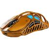 GravaStar Mercury X Pro Mouse da gioco wireless 32000 DPI, 8000 Hz, cablato/Bluetooth 5.1/2,4 GHz wireless, edizione speciale Battle Worn-Yellow