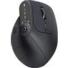 ZELURXX Mouse ergonomico verticale wireless Bluetooth 5.1, 2.4G+BT, display LED, multi-dispositivo, 2400 DPI, tipo C, multi-pulsante, nero