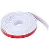 MAYJOYDIY Bordatura autoadesiva in gomma flessibile per mobili, 8 m, a forma di U, 19 mm, per impiallacciatura, mobili, piano di lavoro, tavolo, lamiera, colore bianco