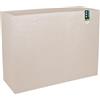 EDA - Muret Loft XL Volcania 63 L - Decorazione imitazione pietra - Doppia parete - Area di ritenzione idrica - 99 x 29 x 78 cm - Beige Calcareo