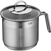 Silit pentolino per Latte Ø 14 cm ca. Coperchio in Vetro e Acciaio Inox Lucido, Adatto per induzione, Lavabile in lavastoviglie