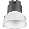 OSRAM Downlight da incasso SPOT TWIST, bianco, 10W, 800lm, diametro 93mm, 830 3000K bianco caldo, fino al 90% di risparmio energetico rispetto ai downlight alogeni, facile installazione.