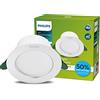 Philips Diamond Cut downlight ultra efficiente 1 x 2,2 W, Diametro 90 mm Bianco