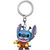 FUNKO Lilo & Stitch Pop! Vinile Portachiavis 4 Cm Stitch W/ Blaster Funko
