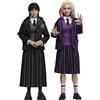 NECA Wednesday Action Figures 2 Pack Wednesday Addams (nevermore Uniforme) E Enid 20