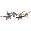 MOJO - 6pc Dinosaur Prehistoric Life Playset Hand-Painted Toy Figure Prehist