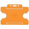 MCO Service Portabadge single side orizzontale BIO ECO Arancione (100 pezzi)