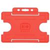 MCO Service Portabadge single side orizzontale BIO ECO Rosso (100 pezzi)