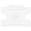 MCO Service Portabadge single side orizzontale BIO ECO Bianco (100 pezzi)