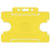 MCO Service Portabadge single side orizzontale BIO ECO Giallo (100 pezzi)