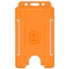 MCO Service Portabadge single side Verticale BIO ECO Arancione (100 pezzi)