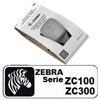 Zebra Nastro Zebra a colori YMCKO 200 stampe 800300-250EM per ZC100 - ZC300