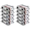 Evolis Box 10 Nastri Ribbon R5F008EAA a colori 300 stampe stock - R5F008EAA-10 - Evolis