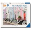 Ravensburger 12000304 - Case colorate londinesi - puzzle 500 pezzi - puzzle adulti e ragazzi da 12 anni, puzzle adulti citta Londra