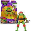 TEENAGE MUTANT NINJA Giochi Preziosi - Raffaello Tartarughe Ninja Caos Mutante, Raffaello Deluxe Parlante da 15 cm con Effetti Sonori e Funzione Meccanica da Combattimento, Per Bambini dai 4 anni
