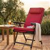 MIlani Home HARPER - poltrona sdraio relax reclinabile con poggiapiedi scorrevole