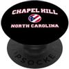 Chapel Hill NC Souvenirs & Gifts by DV8s Chapel Hill Carolina del Nord (NC) PopSockets PopGrip Adesivo