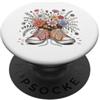 Floral Sole Studio Colorato Floreale Sneakers Primavera Fiori Design PopSockets PopGrip Adesivo