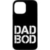 Father's Day Tough Workout Tees Custodia per iPhone 13 Pro Max Dad Bod Ruvido Strong 90s bianco Stencil testo