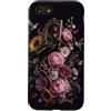 Hummingbird Apparel For You Custodia per iPhone SE (2020) / 7/8 Forbici a specchio per parrucchieri con colibrì floreale