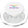 Human Rights Designs Siamo Tutti Immigrati Sostenitori Rifugiati Pro Immigrant PopSockets PopGrip per MagSafe