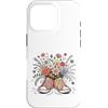 Floral Sole Studio Custodia per iPhone 16 Pro Colorato Floreale Sneakers Primavera Fiori Design