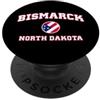 Bismarck ND Souvenirs & Gifts by DV8sTee Bismarck Dakota del Nord (ND) PopSockets PopGrip Adesivo