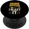 Dirt Removal Satisfying Spray Hustle Pow Terapia di lavaggio a pressione divertente Clean Freak Jet Spray regalo PopSockets PopGrip Adesivo