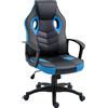 Sedia Da Gaming Poltrona Da Ufficio Girevole Con Rotelle In Similpelle