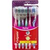 Colgate Spazzolino Zig Zag Interdental, Setole a zig-zag per una pulizia profonda,Pulisce le zone difficili da raggiungere, Pulisci-lingua delicato, Manico ergonomico.