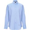 BRUNELLO CUCINELLI - Camicia regular fit - Azzurro