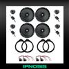 Focal Kit 8 casse FOCAL ASE165 Audi A3 04-12 A4 B6, B7 01-08 + 2 Sup Ant + Post +4Conn