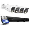 ANNKE 12MP PoE Kit Videosorveglianza Esterno, Rilevamento Uomo/Veicolo, NVR 8CH