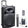 Ibiza PORT15VHF-BT Altoparlante PA Bluetooth a Batteria 15"/38 Cm - 800 W Max /