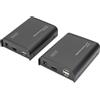 DIGITUS DS-55202 HDMI KVM Extender - Full HD 1080p 60 Hz - 120 m über LAN-Kabel,