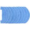 RichVibe Per Ultenic D10 Robot Aspirapolvere Mop Panno Parti di Ricambio in Microfibra Accessori per la Pulizia Blu Confezione da 10 (10 pezzi)